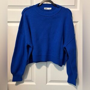 Elodie Aida Royal Blue Crew Neck Sweater